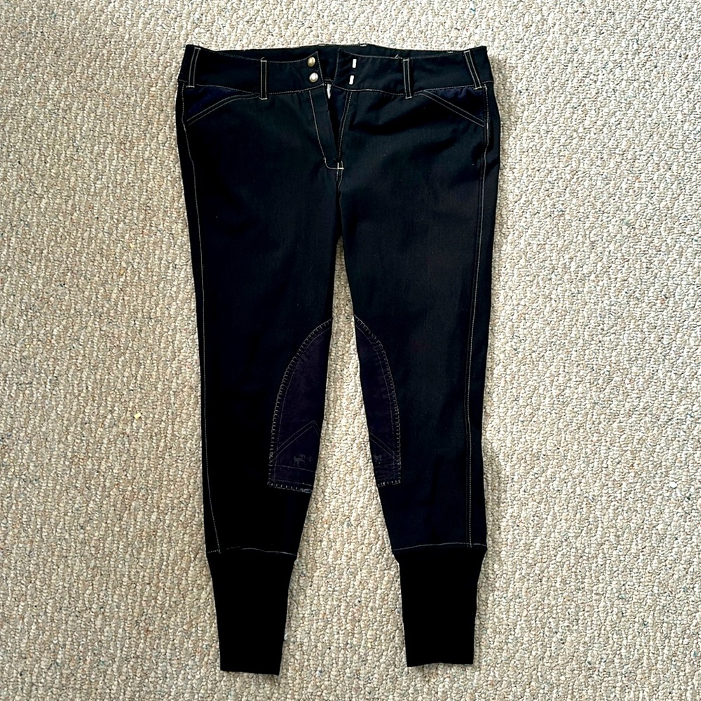 Equine Couture knee patch riding breeches size 34